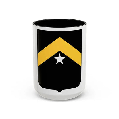 743rd Tank Battalion (U.S. Army) Accent Coffee Mug 15oz Black - Go Mug Yourself