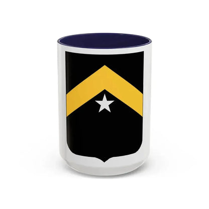 743rd Tank Battalion (U.S. Army) Accent Coffee Mug 15oz Navy - Go Mug Yourself