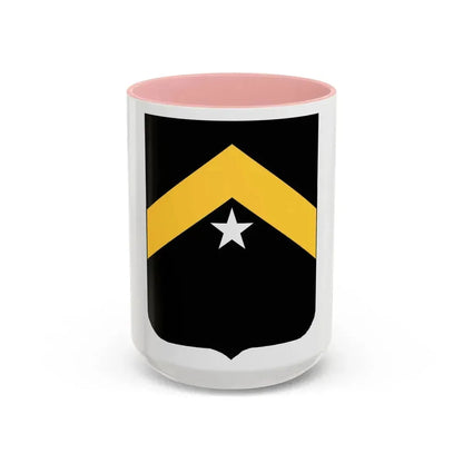 743rd Tank Battalion (U.S. Army) Accent Coffee Mug 15oz Pink - Go Mug Yourself