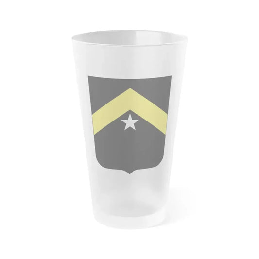 743rd Tank Battalion (U.S. Army) Frosted Pint Glass 16oz 16oz Frosted - Go Mug Yourself