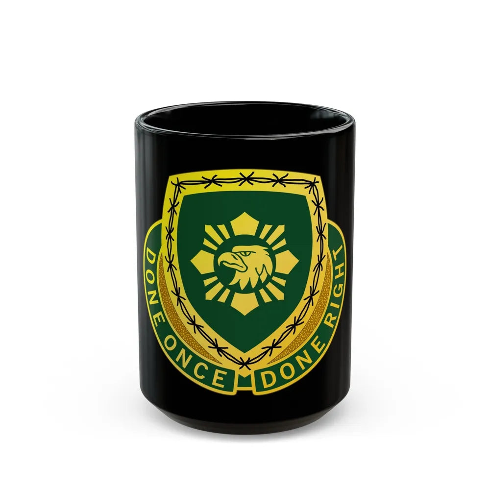 744 Military Police Battalion (U.S. Army) Black Coffee Mug-15oz-Go Mug Yourself