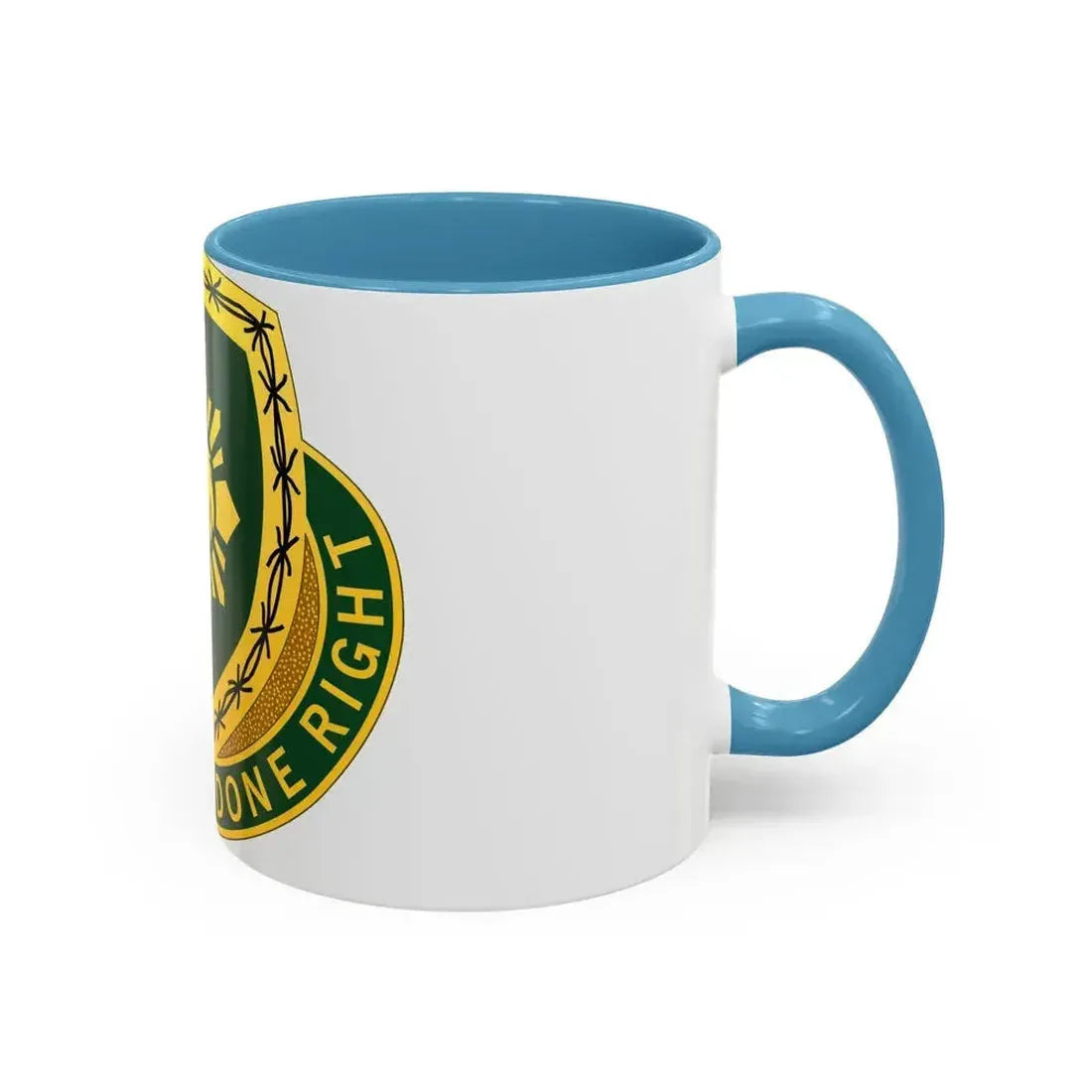 744 Military Police Battalion (U.S. Army) Accent Coffee Mug - Go Mug Yourself