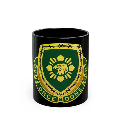 744 Military Police Battalion (U.S. Army) Black Coffee Mug 11oz - Go Mug Yourself