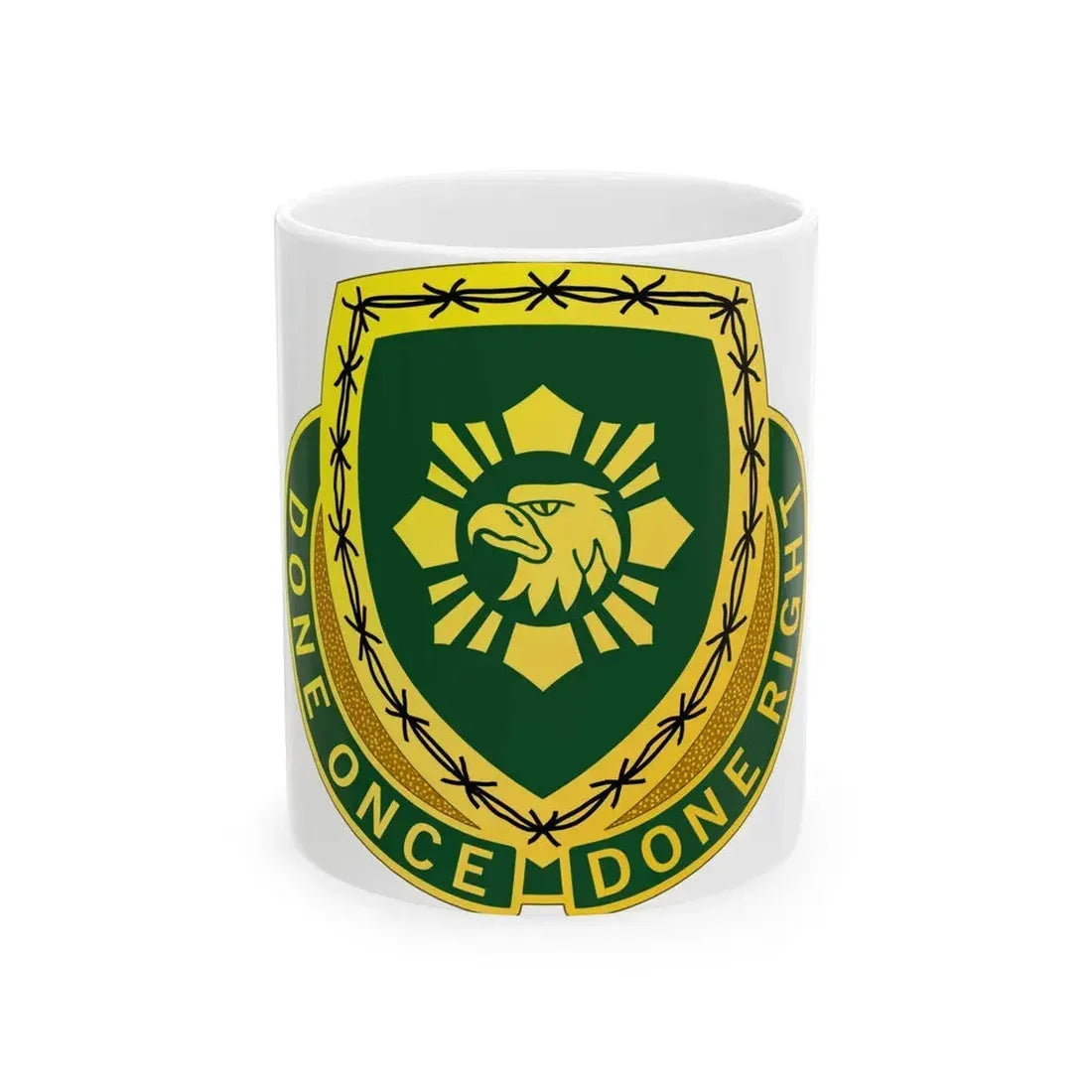 744 Military Police Battalion (U.S. Army) White Coffee Mug 11oz - Go Mug Yourself