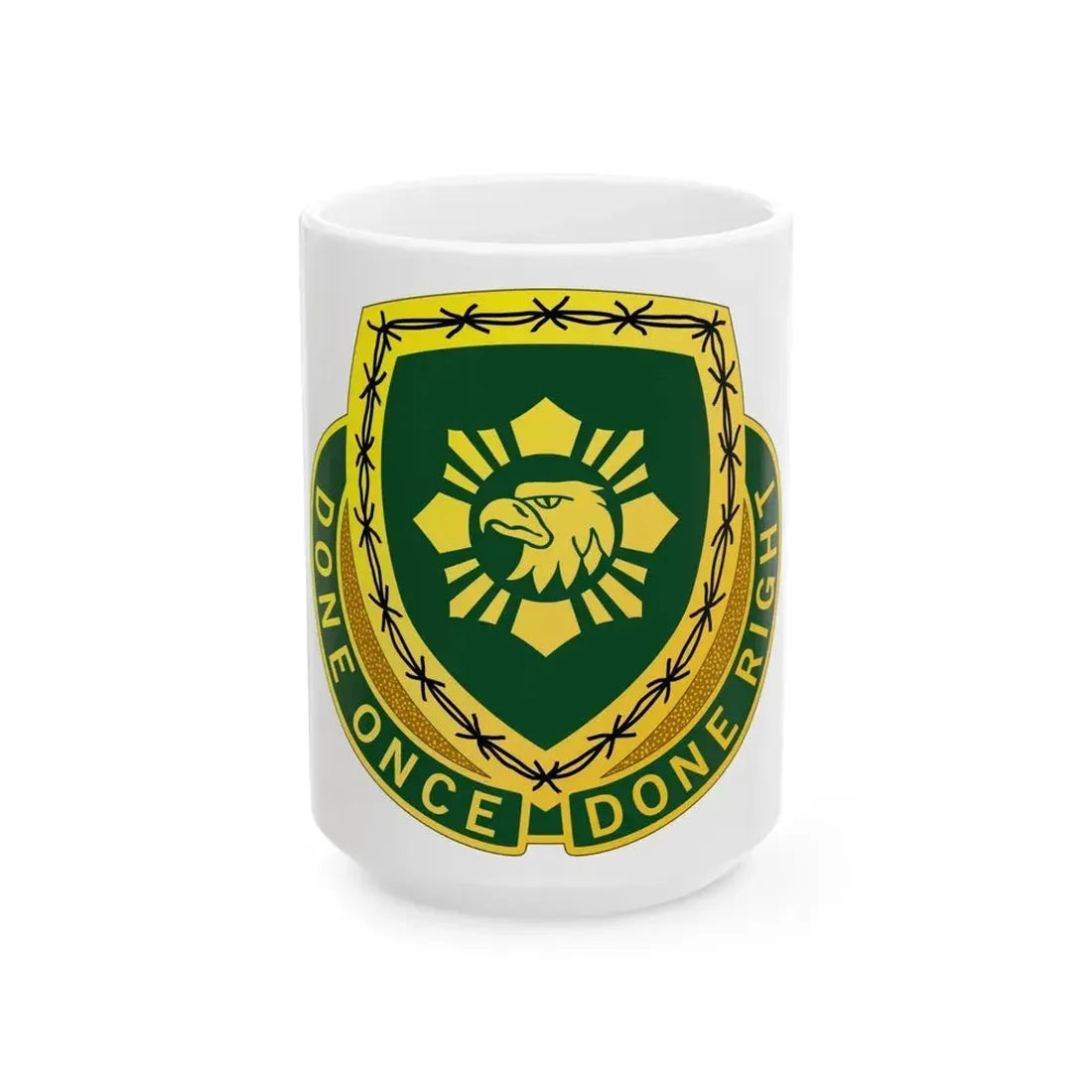 744 Military Police Battalion (U.S. Army) White Coffee Mug 15oz - Go Mug Yourself