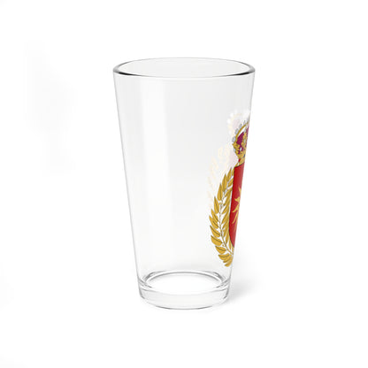 Uppsala universitet vapen (Sweden) (Coat of Arms) Pint Glass 16oz