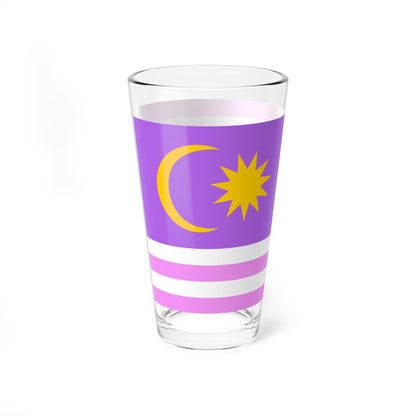 Bisexual-pride Flag of Malaya (Malaysia) Pint Glass 16oz
