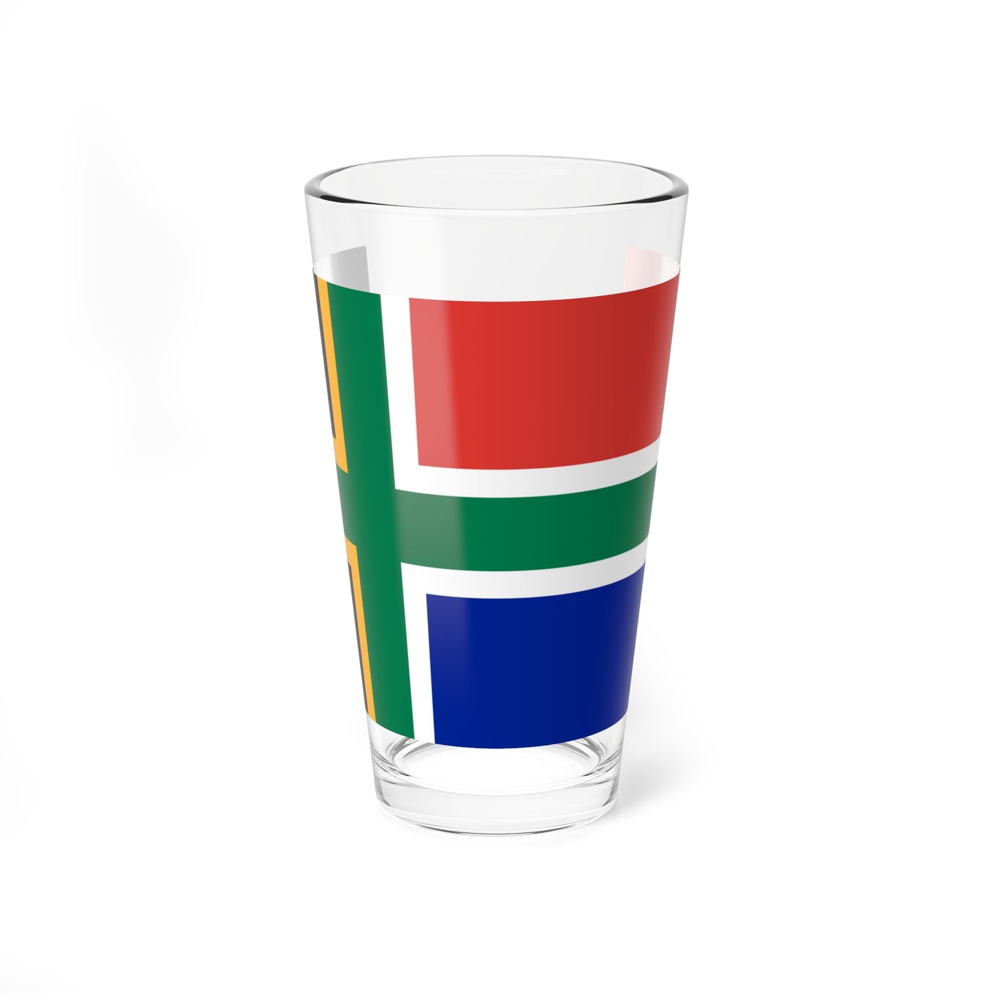 Nordic Cross flag of South Africa (South Africa) Pint Glass 16oz
