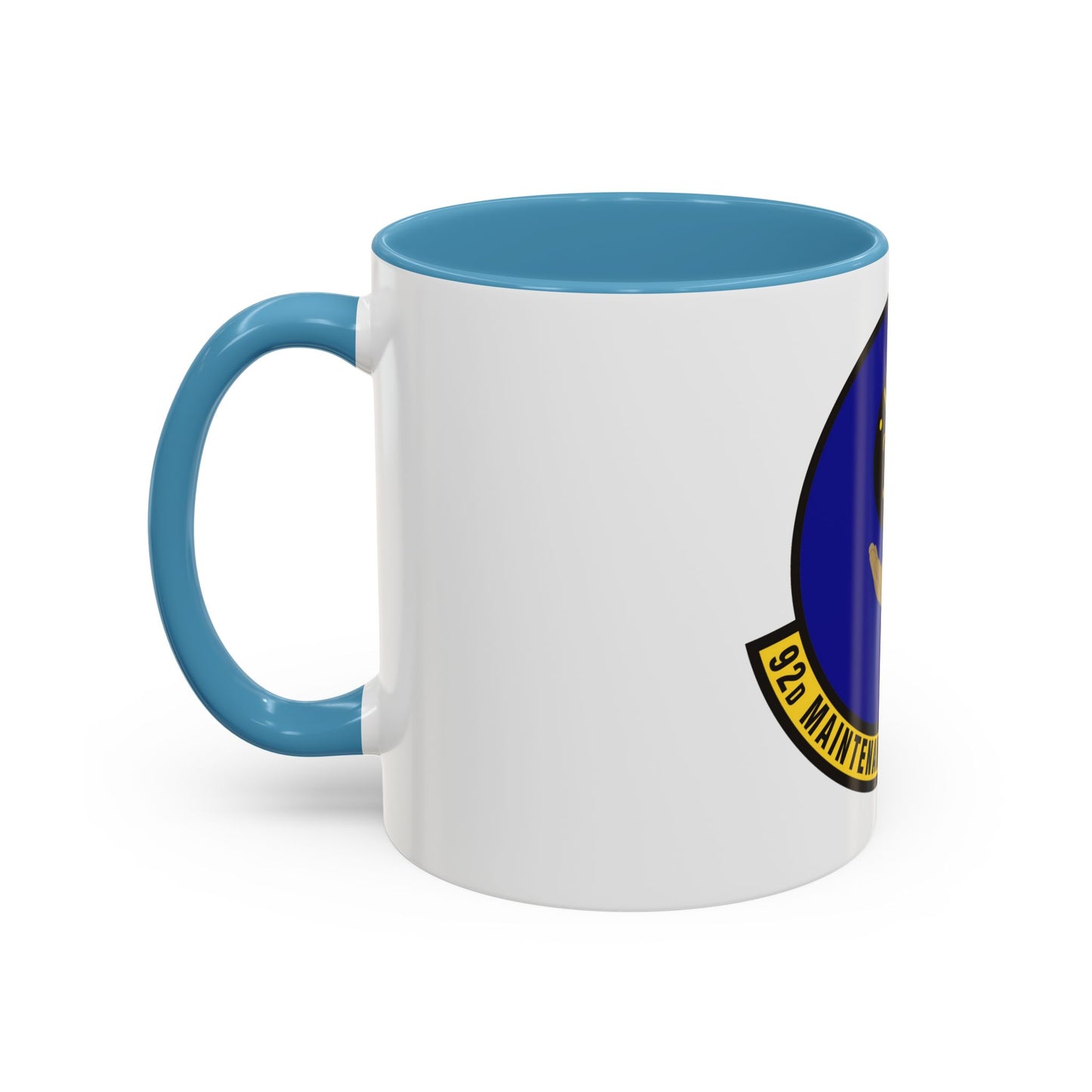 92 Maintenance Operations Squadron AMC (U.S. Air Force) Accent Coffee Mug