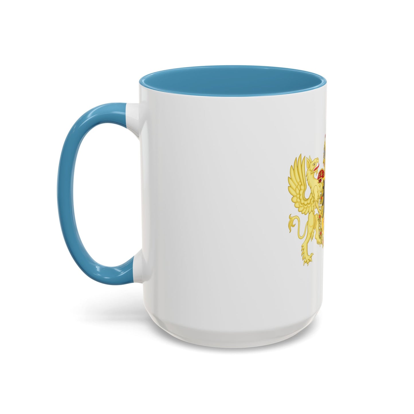 Ornamented Coat of Arms of Maximilian II, Holy Roman Emperor - Accent Coffee Mug