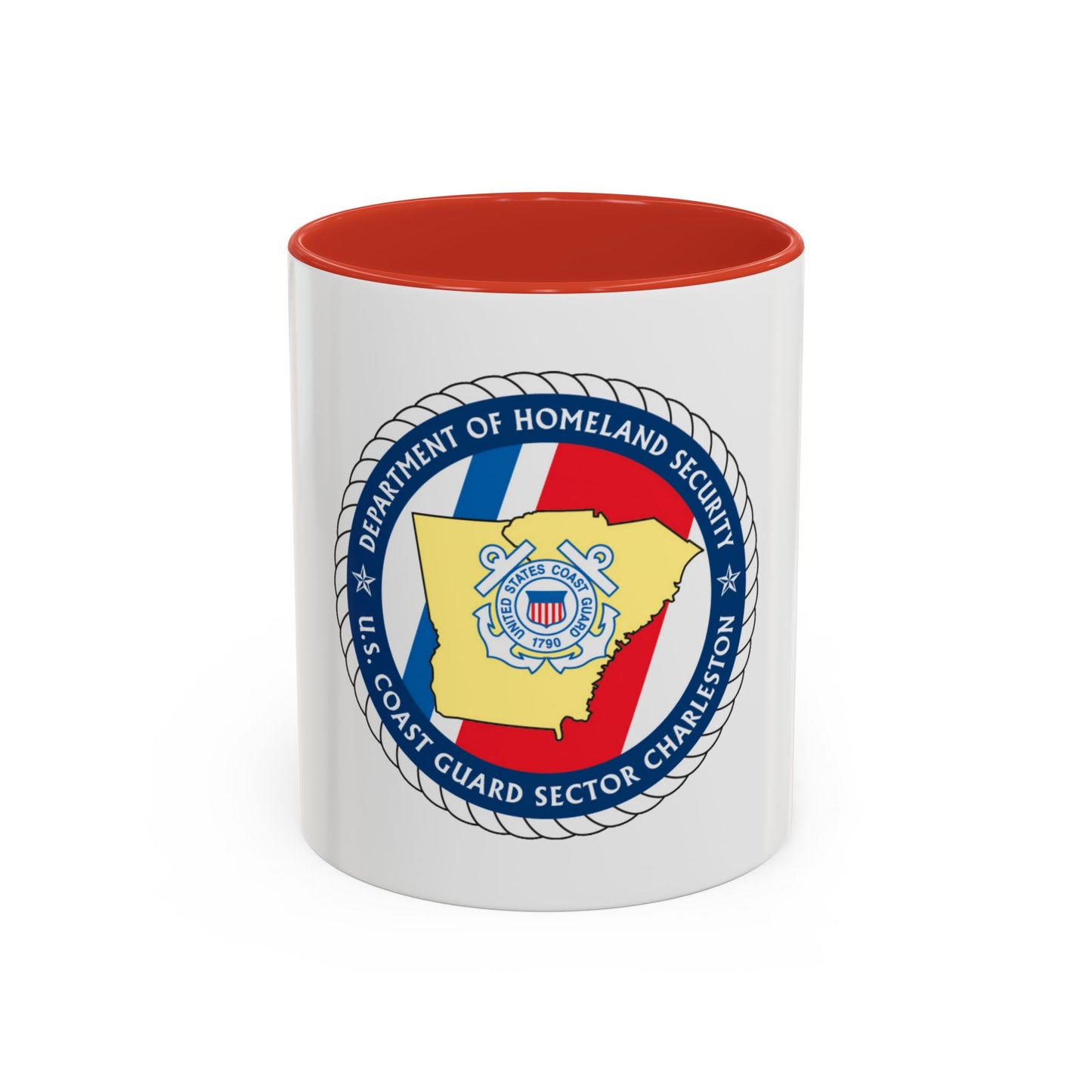 USCG Sector Charleston   DHS (U.S. Coast Guard) Accent Coffee Mug