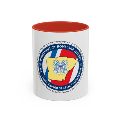 USCG Sector Charleston   DHS (U.S. Coast Guard) Accent Coffee Mug