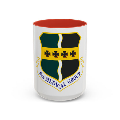 9th Medical Group (U.S. Air Force) Accent Coffee Mug