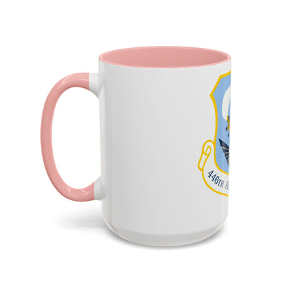 446th Airlift Wing (U.S. Air Force) Accent Coffee Mug