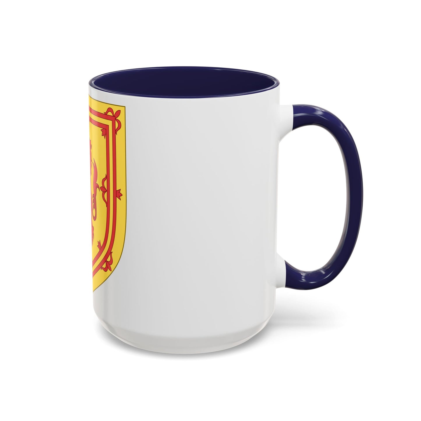 Royal Arms of the Kingdom of Scotland - Accent Coffee Mug