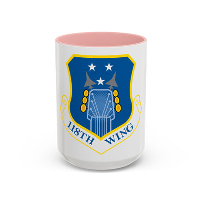 118th Wing ANG (U.S. Air Force) Accent Coffee Mug