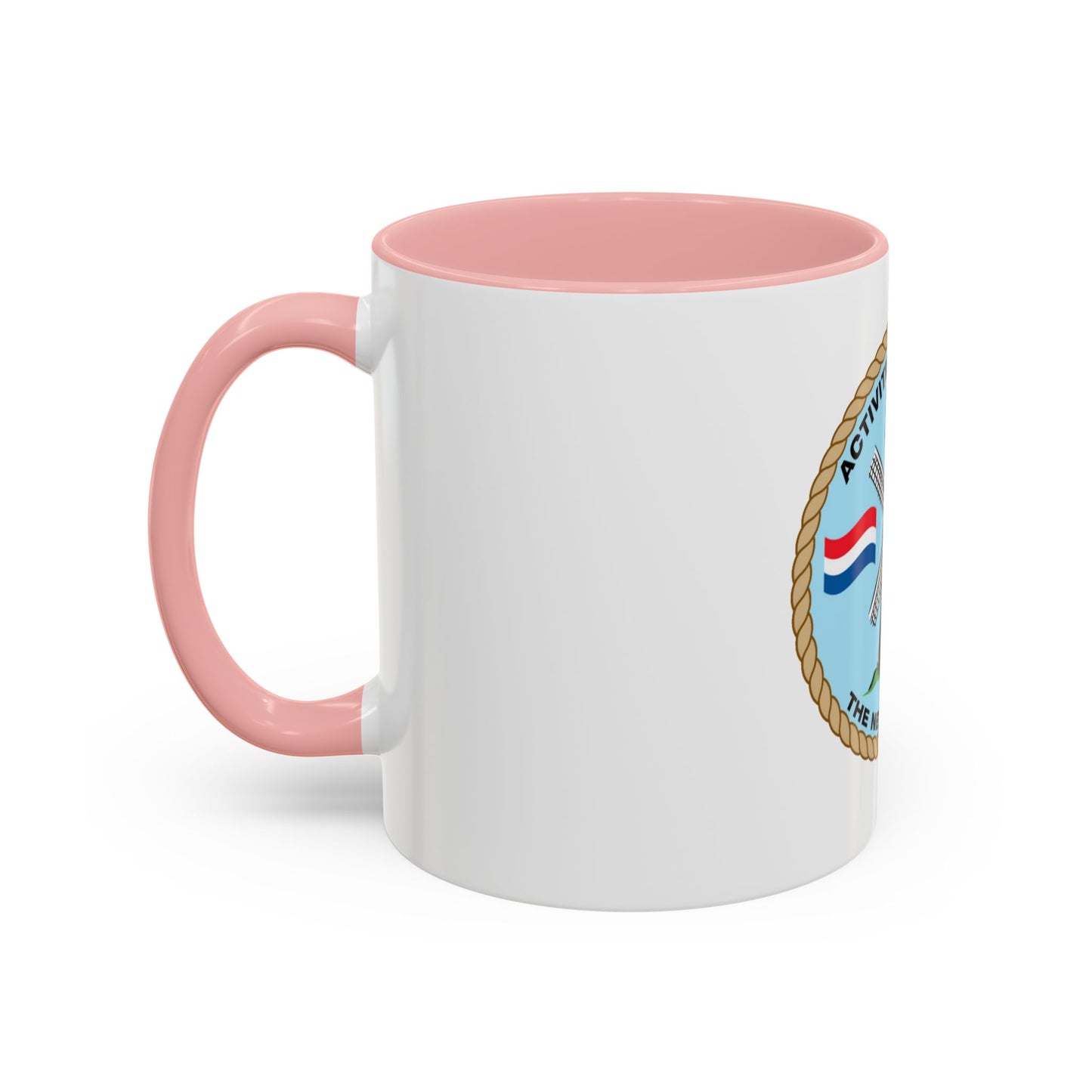 USCG Activities Europe the Netherlands (U.S. Coast Guard) Accent Coffee Mug