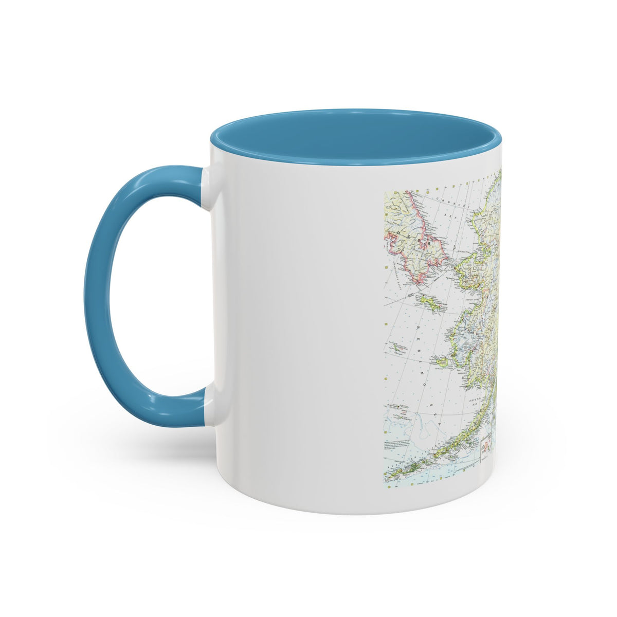 USA - Alaska (1959) (Map) Accent Coffee Mug
