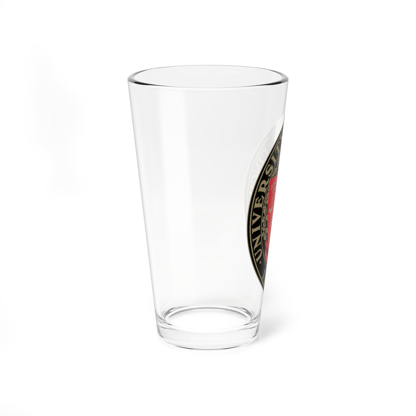 University of Cincinnati seal (United States) (Coat of Arms) Pint Glass 16oz