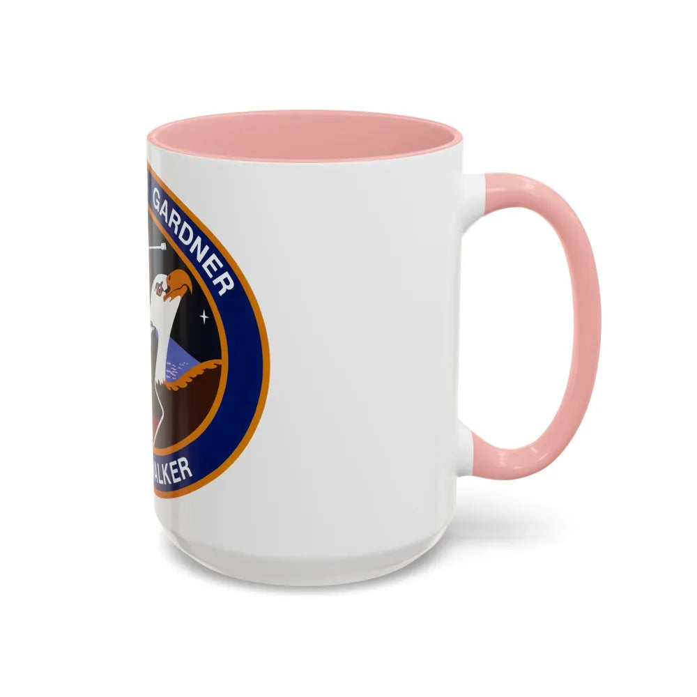 STS 51 a (NASA) Accent Coffee Mug-Go Mug Yourself