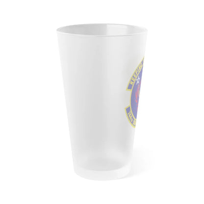 744th Communications Squadron (U.S. Air Force) Frosted Pint Glass 16oz-Go Mug Yourself