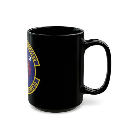 744th Communications Squadron (U.S. Air Force) Black Coffee Mug - Go Mug Yourself