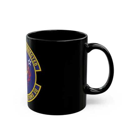 744th Communications Squadron (U.S. Air Force) Black Coffee Mug - Go Mug Yourself