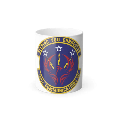 744th Communications Squadron (U.S. Air Force) Color Changing Coffee Mug 11oz - Go Mug Yourself
