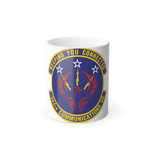744th Communications Squadron (U.S. Air Force) Color Changing Coffee Mug 11oz - Go Mug Yourself