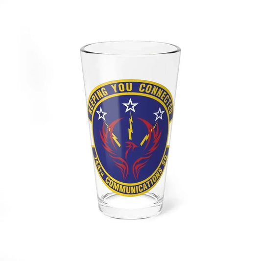 744th Communications Squadron (U.S. Air Force) Pint Glass 16oz 16oz - Go Mug Yourself