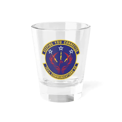 744th Communications Squadron (U.S. Air Force) Shot Glass 1.5oz 1.5oz - Go Mug Yourself