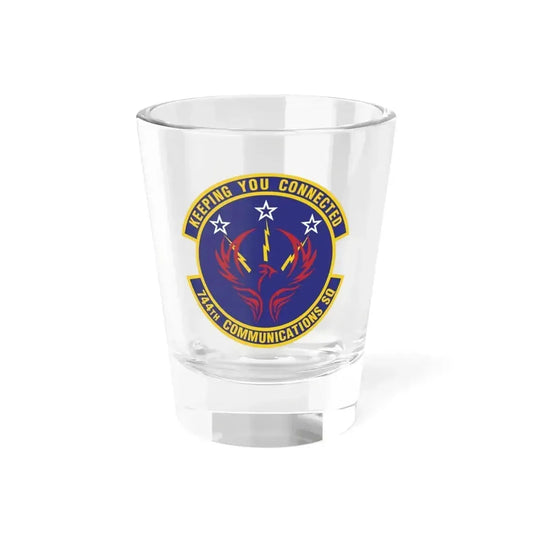 744th Communications Squadron (U.S. Air Force) Shot Glass 1.5oz 1.5oz - Go Mug Yourself