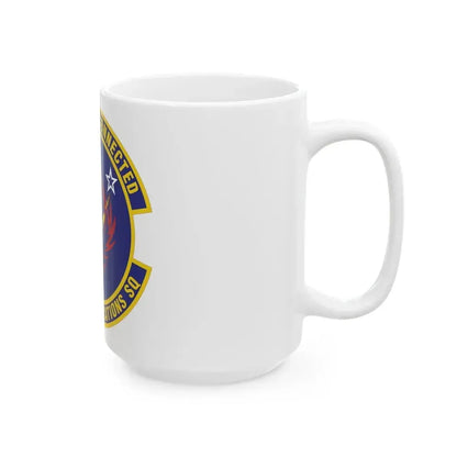 744th Communications Squadron (U.S. Air Force) White Coffee Mug - Go Mug Yourself