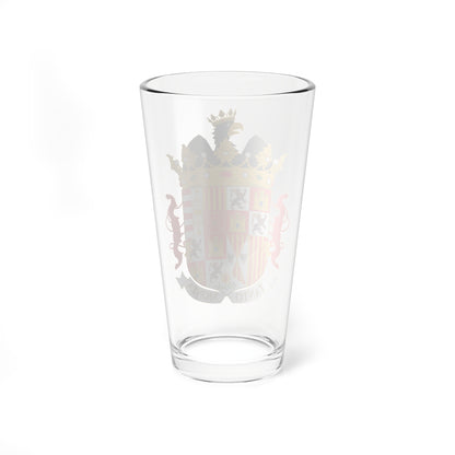 Escudo de Fernando el Católico a partir de 1513 (Spain) (Coat of Arms) Pint Glass 16oz