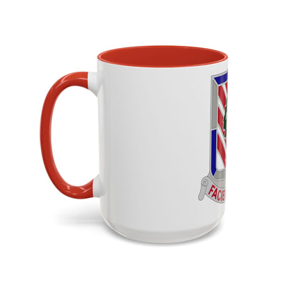 104 Engineer Battalion Obsolete Insignia (U.S. Army) Accent Coffee Mug