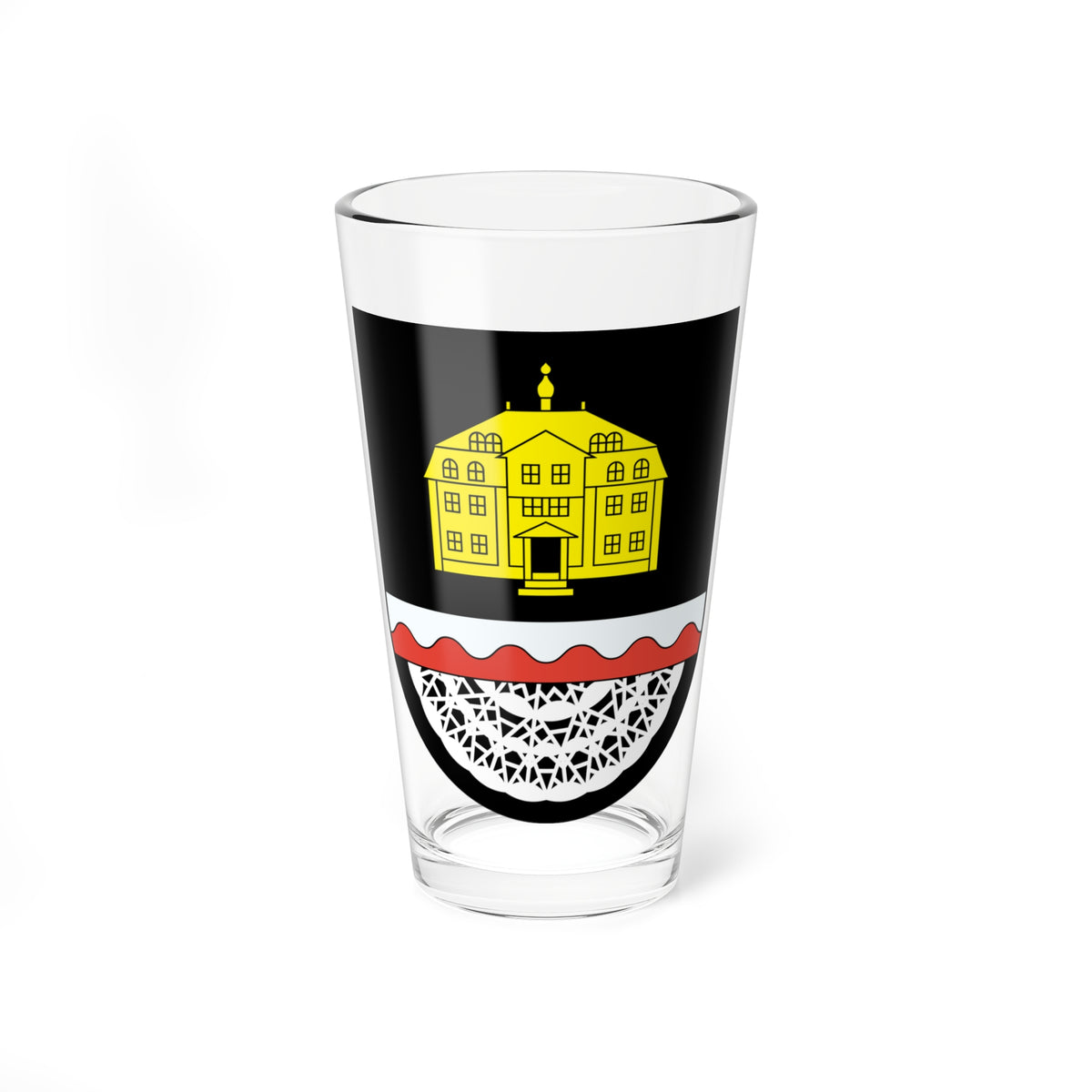 Wappen Ellefeld (Germany) (Coat of Arms) Pint Glass 16oz