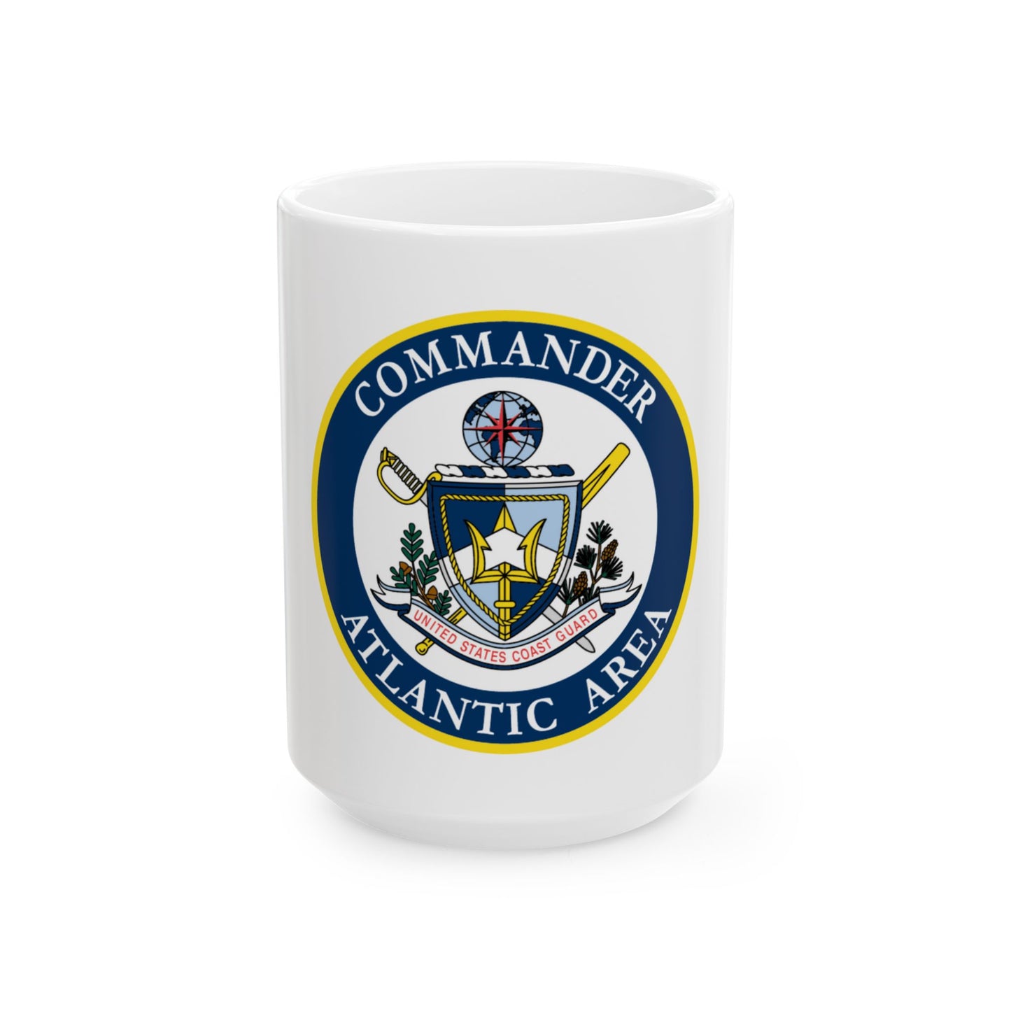 COMMANDER ATLANTIC AREA (U.S. Coast Guard) White Coffee Mug