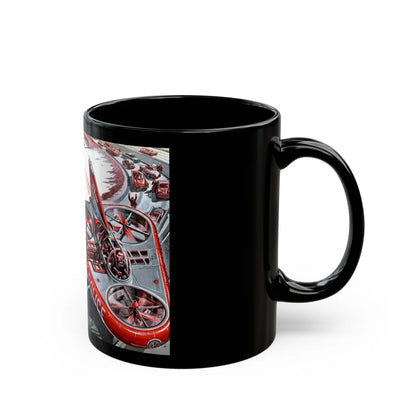 Copter Cops, 1958 - Black Coffee Mug-Go Mug Yourself