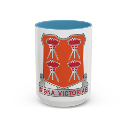 447 Signal Battalion (U.S. Army) Accent Coffee Mug
