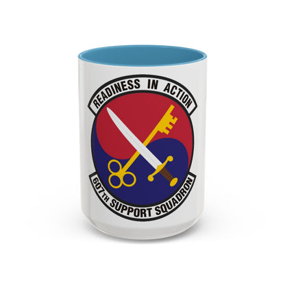 607th Support Squadron (U.S. Air Force) Accent Coffee Mug