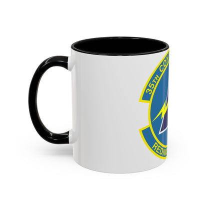 35th Contracting Squadron (U.S. Air Force) Accent Coffee Mug