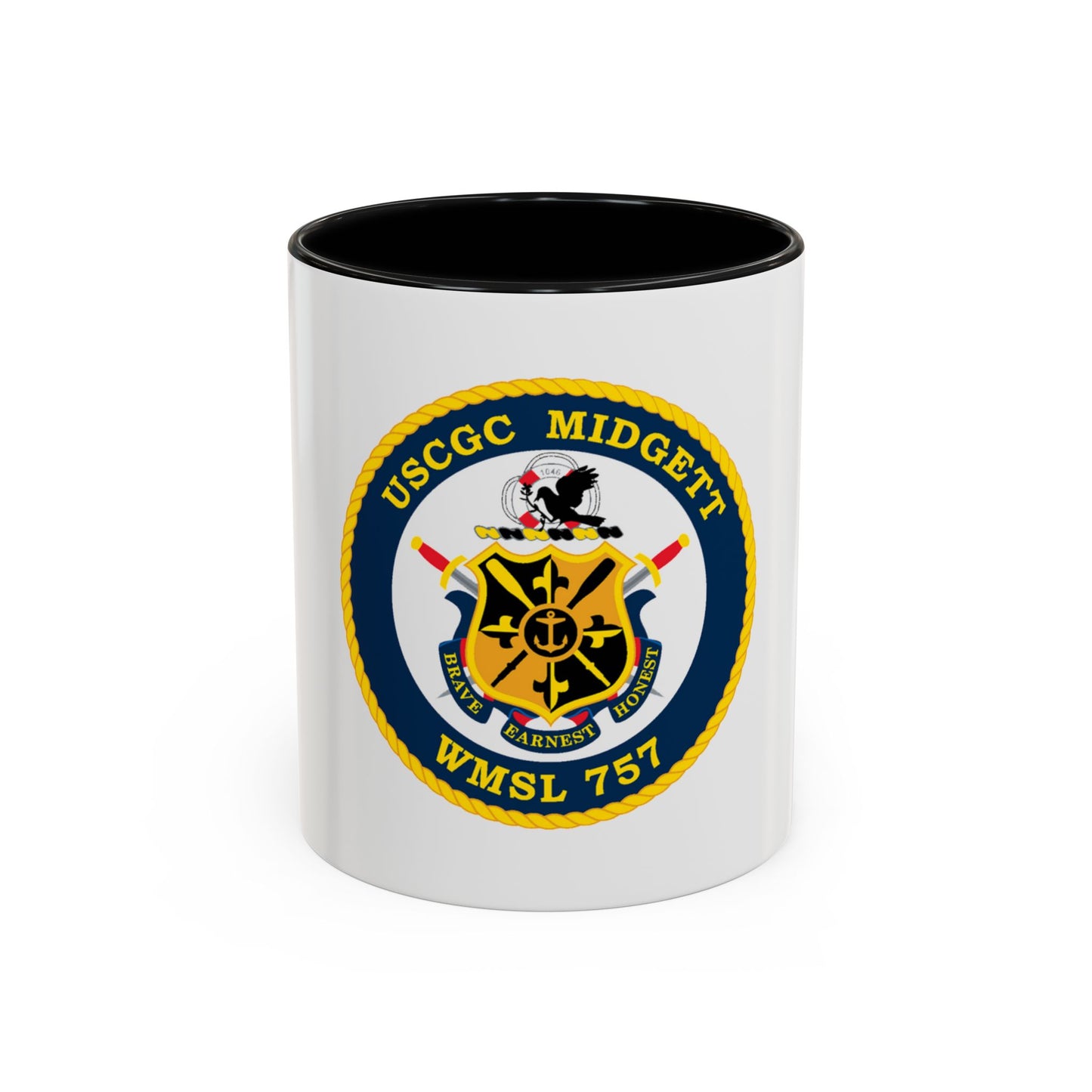 USCGC MIDGETT WMSL 757 (U.S. Coast Guard) Accent Coffee Mug