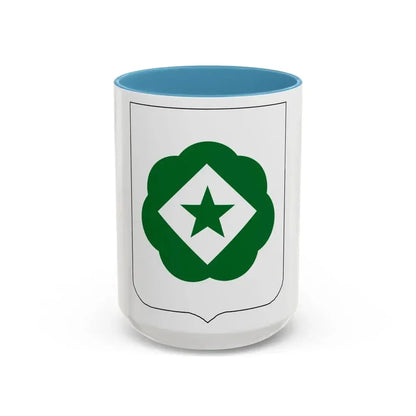 745th Tank Battalion (U.S. Army) Accent Coffee Mug 15oz Light Blue - Go Mug Yourself