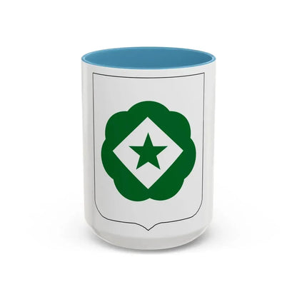745th Tank Battalion (U.S. Army) Accent Coffee Mug 15oz Light Blue - Go Mug Yourself