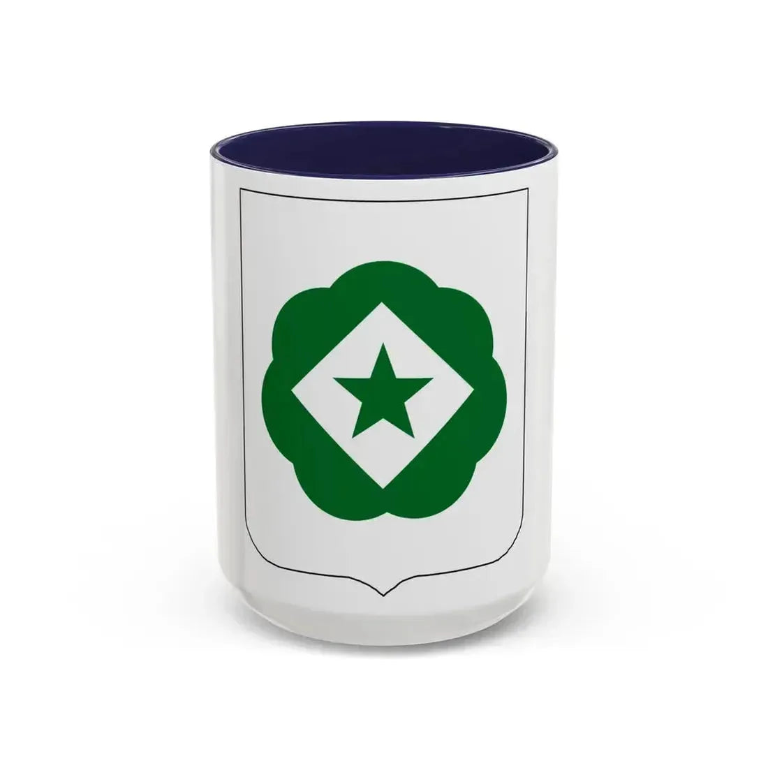 745th Tank Battalion (U.S. Army) Accent Coffee Mug 15oz Navy - Go Mug Yourself