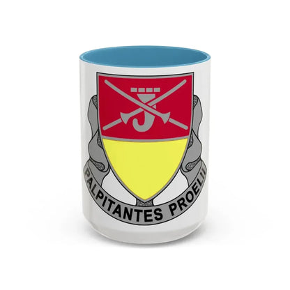 746 Maintenance Battalion (U.S. Army) Accent Coffee Mug 15oz Light Blue - Go Mug Yourself