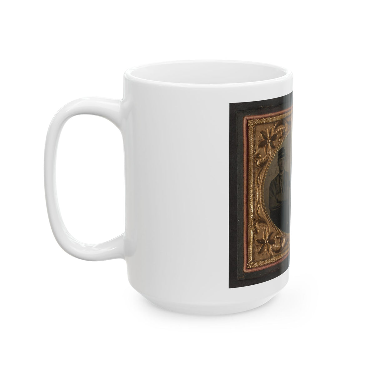 Three Unidentified Soldiers (U.S. Civil War) White Coffee Mug