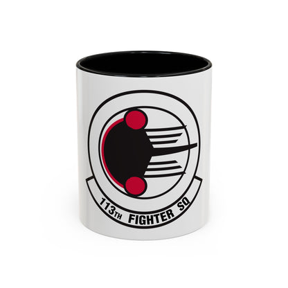 113 Fighter Squadron (U.S. Air Force) Accent Coffee Mug