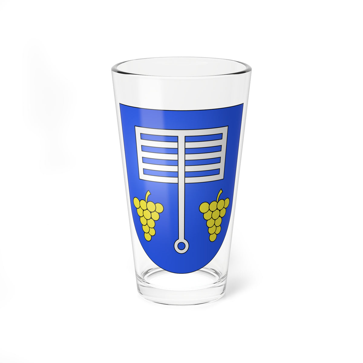 Gudo-coat of arms (Switzerland) (Coat of Arms) Pint Glass 16oz