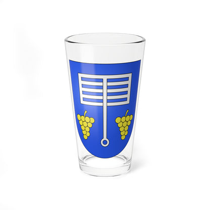 Gudo-coat of arms (Switzerland) (Coat of Arms) Pint Glass 16oz